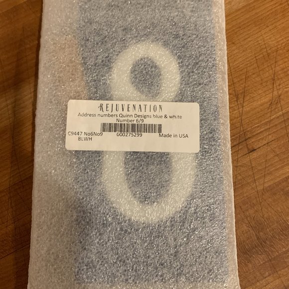 Italian handcast ceramic house numbers - Picture 2 of 5